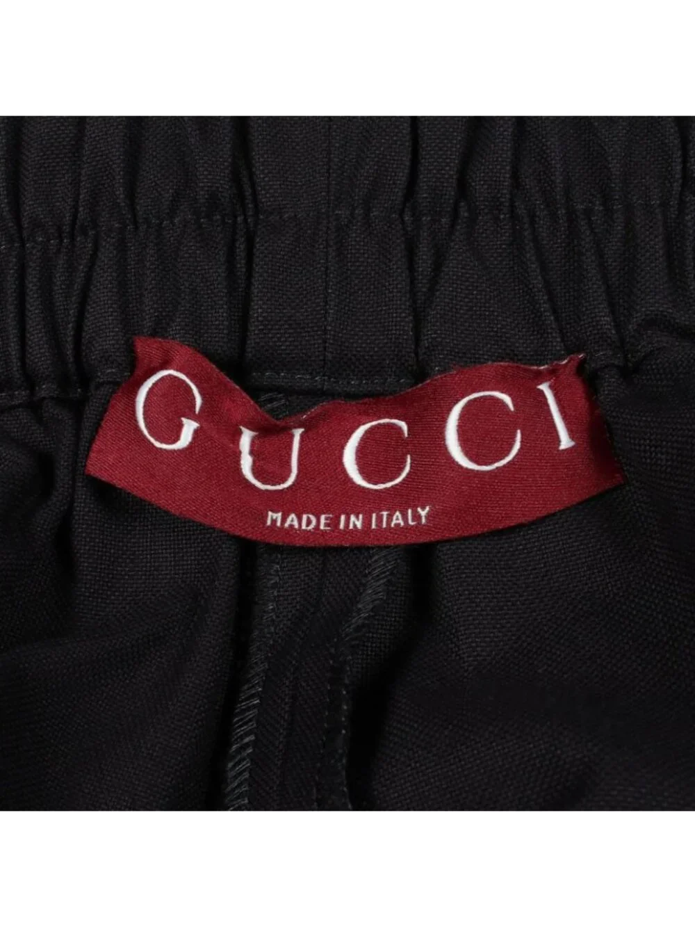 Gucci Pants Logo Embroidery Short Cotton